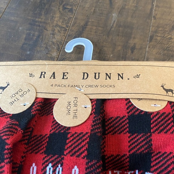 Rae Dunn Family pack crew socks - Picture 3 of 5